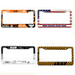 The license plate frame is suitable for the United States, Canada, Mexico