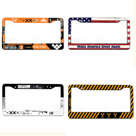 The license plate frame is suitable for the United States, Canada, Mexico