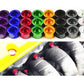 Universal 9PCS M8 Car Styling Modification JDM Sticker Stickers Password Fender Washer License Plate Bolts Auto Accessories