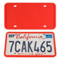 Silicone license plate frame, American and Canadian license plate frame, waterproof, rust proof, without damaging the paint