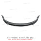 Front Lip For Tesla Model 3 Highland 2024 Front Bumper Lip Spoiler Glossy Black Carbon Body Kits Model 3 + Auto Accessories