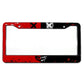 Game Series US Standard License Plate Frame US Canada Mexico License Plate Frame Aluminum Alloy License Plate Cover