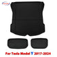 NovaAcc Floor Mats For Tesla Model 3 2021-2024 Highland Model Y 2017-2024 Left Rudder All Weather Waterproof Trunk Cargo Liner