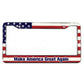 The license plate frame is suitable for the United States, Canada, Mexico