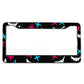 Game Series US Standard License Plate Frame US Canada Mexico License Plate Frame Aluminum Alloy License Plate Cover