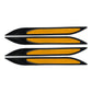Newest 4Pcs Car Reflective Strips Bumper Protector Carbon Fiber Body Safety Warning Sticker Auto Anti-scratch Tape Auto Styling