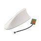 Universal Antenna Black Car Shark Shade Fin Roof ABS Decorative FM/AM Signal Function Protective Aerials For Fo-rd All Cars