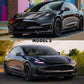 For Tesla Model 3 Y 2016-2023 Front Lip Sport Bumper Spoiler Model 3 Model Y Auto Accessories AD Sport Body Kit Gloss Matte