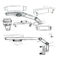 Sun Visor Phone Holder for Car Multifunctional 360° Rotating Sun Visor Cell Phone Holder with IPhone/Samsung/Android