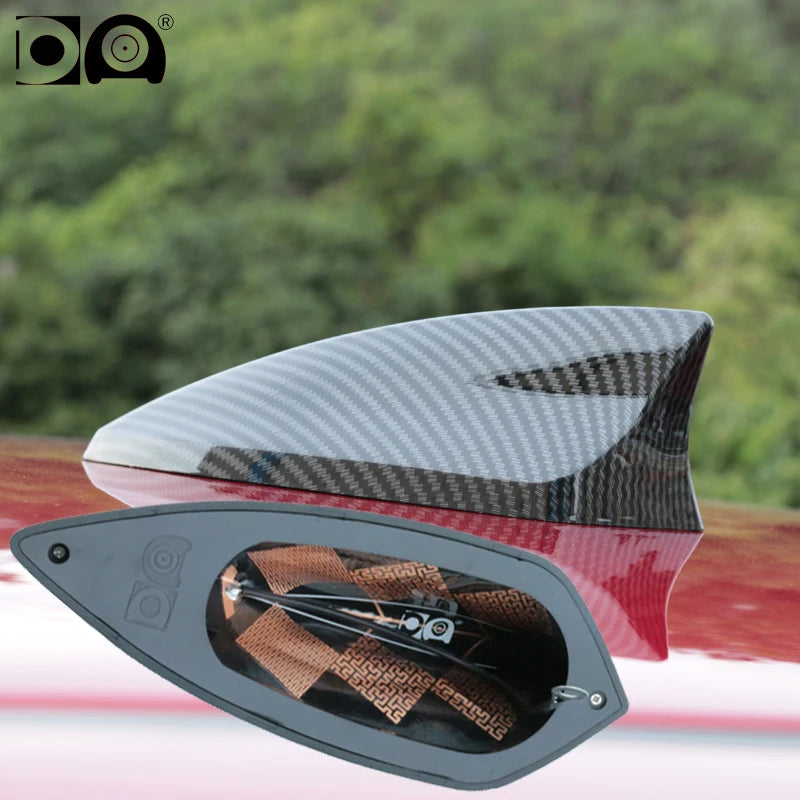 Universal 5d Shark Fin Antenna Auto Car Radio Aerials Fm Am Stronger Signal Piano Paint For Totota Corolla