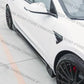 For Tesla Model 3 Y Highland 2017-2024 Side Skirts Body Kits Carbon Fiber Pattern Black ABS Fast Tunning For Tesla Accessories