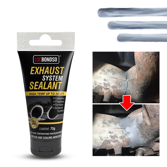 High Temp Muffler and Tailpipe Sealer - Exhaust System Sealant - Muffler Repair Kit for Auto Exhaust, Mufflers, Tailpipes