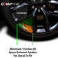 Car Wheel Reflective Stickers Auto Safety Warning Sticker Reflector Protective Strip Film for Trucks Auto Motorcycle Stickers