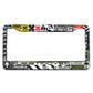 The license plate frame is suitable for the United States, Canada, Mexico