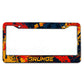 Game Series US Standard License Plate Frame US Canada Mexico License Plate Frame Aluminum Alloy License Plate Cover