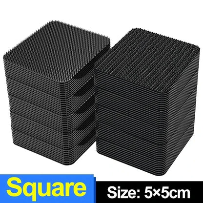 Double Sided Carpet Fixing Sticker Self Adhesive Car Carpet Fixed Patch Fastener Sheets Sofa Floor Foot Mats Anti Skid Grippers
