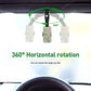 Sun Visor Phone Holder for Car Multifunctional 360° Rotating Sun Visor Cell Phone Holder with IPhone/Samsung/Android