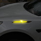 Newest 4Pcs Car Reflective Strips Bumper Protector Carbon Fiber Body Safety Warning Sticker Auto Anti-scratch Tape Auto Styling