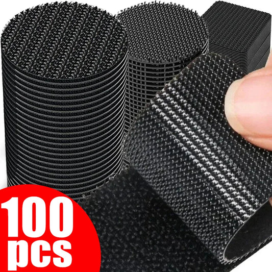 Double Sided Carpet Fixing Sticker Self Adhesive Car Carpet Fixed Patch Fastener Sheets Sofa Floor Foot Mats Anti Skid Grippers