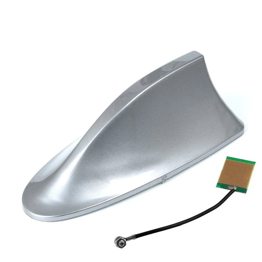 Universal Antenna Black Car Shark Shade Fin Roof ABS Decorative FM/AM Signal Function Protective Aerials For Fo-rd All Cars