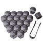 17mm/19mm/21mm 20Pcs Car Wheel Nut Caps Protection Covers Caps Auto Hub Screw Cover Tire Bolt Nut Cap Tyre Decoration Anti-Rust