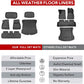 NovaAcc Floor Mats For Tesla Model 3 2021-2024 Highland Model Y 2017-2024 Left Rudder All Weather Waterproof Trunk Cargo Liner