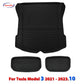 NovaAcc Floor Mats For Tesla Model 3 2021-2024 Highland Model Y 2017-2024 Left Rudder All Weather Waterproof Trunk Cargo Liner