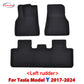 NovaAcc Floor Mats For Tesla Model 3 2021-2024 Highland Model Y 2017-2024 Left Rudder All Weather Waterproof Trunk Cargo Liner