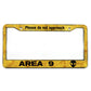 The license plate frame is suitable for the United States, Canada, Mexico