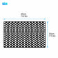 Car Honeycomb Stickers Car Stylish Tail Lights DIY Hollow Protector Decals Auto Rear Lamp Decoration Wrap Film Sticker 48*30cm - shift - knoobs