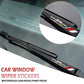 Car Stickers Auto Decors Window Wiper Automobile Decals For Honda Mugen Power Civic Accord CRV Hrv Jazz Accessories - shift - knoobs