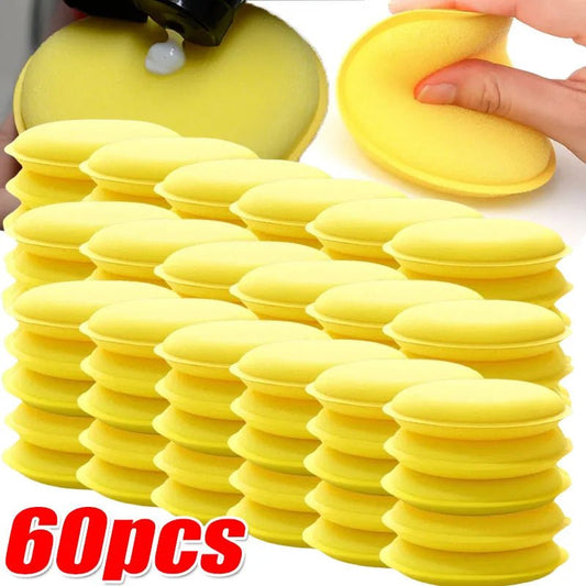 Car Waxing Foam Polish Sponges Applicator Detail Washing Pads Wax Soft Sponge Cleaning Accessories Dust Remove Car Cleaning Tool - shift - knoobs