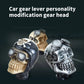 Cool Resin Unique Skull Head Gear Shifts Knob Shifter Lever Accessories for Manual Transmission Car Interior Enhancement - shift - knoobs