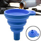 Engine Funnel Car Universal Silicone Liquid Funnel Washer Fluid Change Foldable Portable Auto Engine Oil Petrol Change Funnel - shift - knoobs