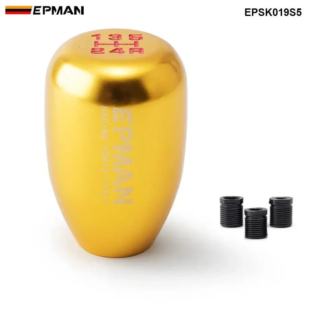 EPMAN Sport Aluminum 5 Speed car Gear Shift Knob - shift-knoobs