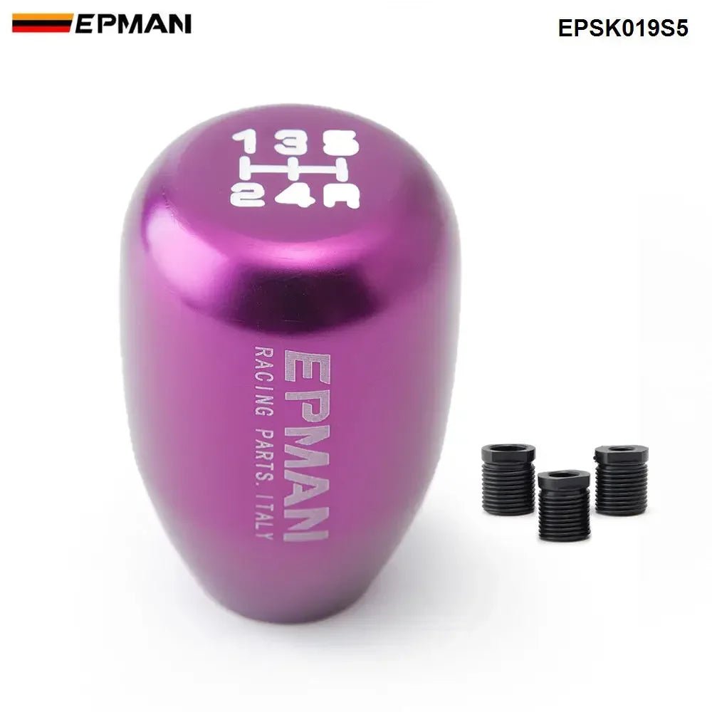 EPMAN Sport Aluminum 5 Speed car Gear Shift Knob - shift-knoobs