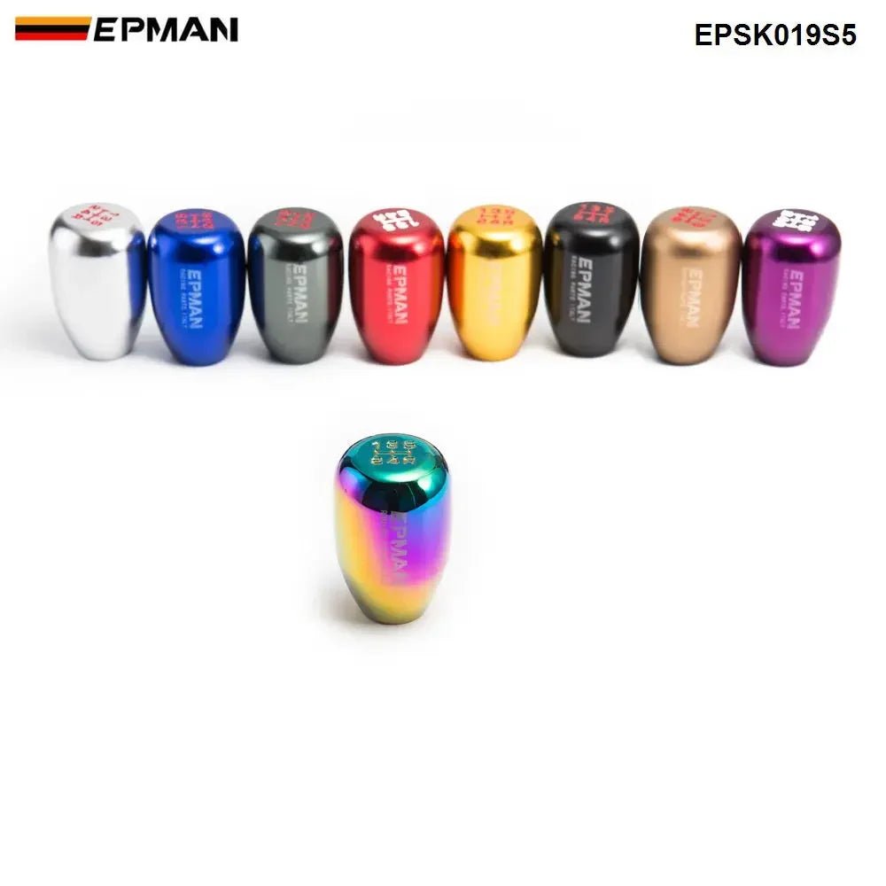 EPMAN Sport Aluminum 5 Speed car Gear Shift Knob - shift-knoobs