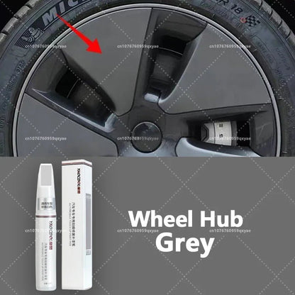 For Tesla car wheel scratches repair pen Matte black dark gun gray silver black multiple colors - shift - knoobs