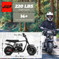FRP GMB100 Mini Bike, 99CC 4 - Stroke Mini Bikes for Adults, Gas Powered Mini Dirt Bike, Off - Road Motorcycle W/Neck Gaiter, Weight Support Up to 220 LBS 20mph - shift - knoobs