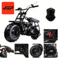 FRP GMB100 Mini Bike, 99CC 4 - Stroke Mini Bikes for Adults, Gas Powered Mini Dirt Bike, Off - Road Motorcycle W/Neck Gaiter, Weight Support Up to 220 LBS 20mph - shift - knoobs