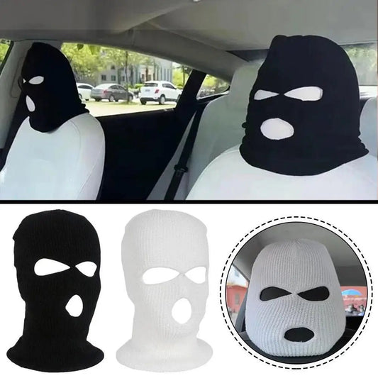 Funny Hat For Car Seat Auto Headrest Decoration Cover Protector Functional Cute Vehicle Christmas Decor Car Interior Accessories - shift - knoobs