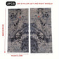 Geisha Prajnaparamita AB Pillar Modification Patch, Floral Print Adhesive Decal for Automotive A - Pillar And B - Pillar, Universal Size, Durable PU Material, Easy Installation - shift - knoobs