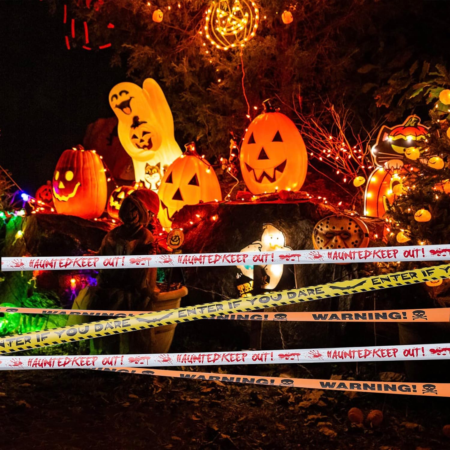 Halloween Caution Tape for Car Decorations - Spook Up Your Ride! - shift - knoobs