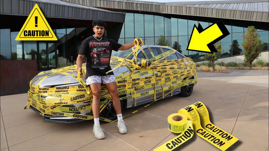 Halloween Caution Tape for Car Decorations - Spook Up Your Ride! - shift - knoobs