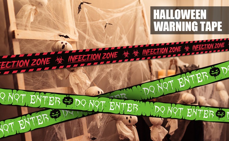 Halloween Caution Tape for Car Decorations - Spook Up Your Ride! - shift - knoobs