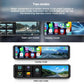 K4 11.26 Inch Carplay & Android Auto 4K 2160P Wifi Dash Cam Rearview Mirror Car DVR GPS Navigation Video Recorder Dual Lens - shift - knoobs