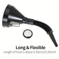 Multi functional car fuel funnel portable refueling funnel for cars and motorcycles, long nozzle, large diameter refueling parts - shift - knoobs