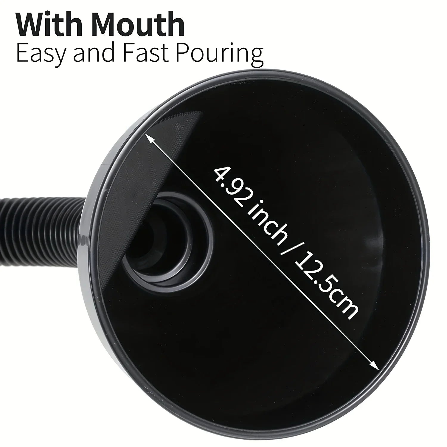 Multi functional car fuel funnel portable refueling funnel for cars and motorcycles, long nozzle, large diameter refueling parts - shift - knoobs