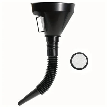 Multi functional car fuel funnel portable refueling funnel for cars and motorcycles, long nozzle, large diameter refueling parts - shift - knoobs