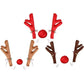 Reindeer Decoration Elk Antler Car Vehicle Nose Horn Costume Decor Set Rudolph Christmas Reindeer Antlers Red Nose Ornaments 1PC - shift - knoobs